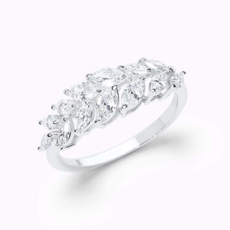 Foliole Diamond Ring
