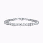 Bezel Set Round Diamond Tennis Bracelet