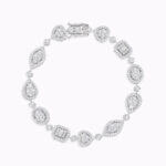 Multi-Shape Illusion Diamond Bracelet