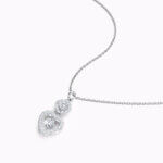 Heart Drop Diamond Pendant - Image 2