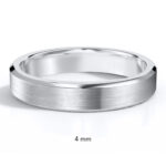 Chamfered Edge Satin Ring - Image 3