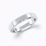 Chamfered Edge Shyne Ring
